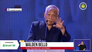 Walden Bello reiterates call for P750 national minimum wage [upl. by Noivart]