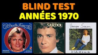 BLIND TEST ANNÉES 1970  Variété Française 20 extraits [upl. by Hctud]