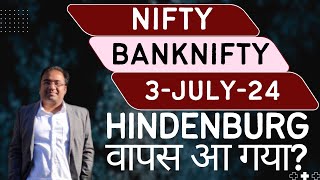 Nifty Prediction and Bank Nifty Analysis for Wednesday  3 July 24  Bank NIFTY Tomorrow [upl. by Tseng348]