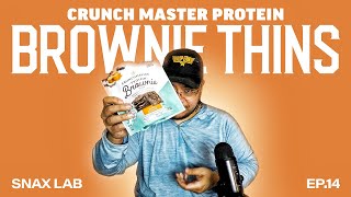 CrunchMaster Protein Brownie Thins [upl. by Chaim]