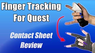 Contact Sheet review  A finger tracking addon for Quest [upl. by Atteloj]