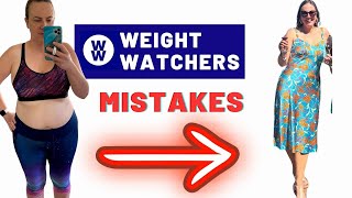 Weight Watchers Mistakes To Avoid Part 2 [upl. by Suivatna101]