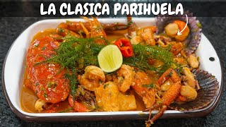 Asi preparo mi Parihuela PERUANA Receta facil y rico  Abelca [upl. by Nosrej795]