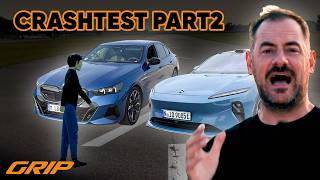 CrashTest reloaded Wer hat den besten Notbremsassistent 💥 BMW 🆚 NIO  GRIP [upl. by Niamjneb]