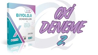 TYT BİYOLOJİ DENEMESİ  Oxi Serisi Deneme 2 [upl. by Adnawad]