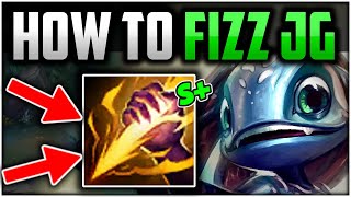 HOW TO FIZZ JUNGLE amp CARRY for Beginners Best BuildRunes  Fizz Guide Season 13 League of Legends [upl. by Ithnan]