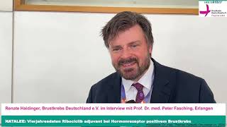 Prof Peter Fasching Erlangen NATALEE Vierjahresdaten Ribociclib adjuvant bei Hormonrezeptor p [upl. by Anirehtac14]