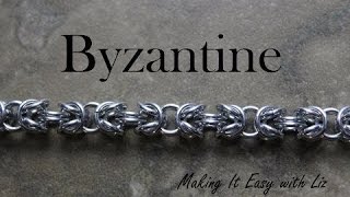 Beginner Chainmail  Byzantine Bracelet [upl. by O'Driscoll361]