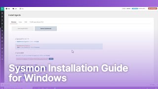 Sysmon Installation Guide for WindowsJA [upl. by Colvert]