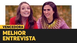 VENCEDORA Larissa Manoela  MELHOR ENTREVISTA  Prêmio Humor Multishow 2019 [upl. by Alyse]