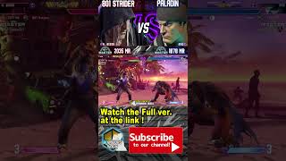 SF6 🥊 801Strider MBISON vs Paladin RYU 🥊 StreetFighter6 [upl. by Sundstrom913]