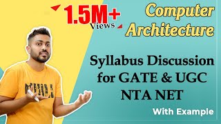 L11 Computer Organization and Architecture Syllabus Discussion for GATE and UGC NTA NET [upl. by Lorilee]