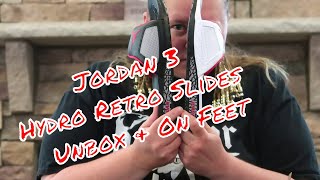 Jordan 3 Hydro Retro Slides [upl. by Atiuqin]