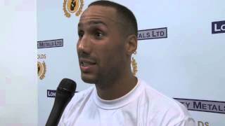 JAMES DeGALE MBE INTERVIEW FOR iFILM LONDON  DeGALE amp HENNESSY MEDIA DAY [upl. by Notfilc]