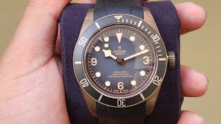 Tudor Black Bay Bronze  Unboxing and First Impressions 79250BA [upl. by Manlove]