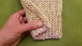 The Double Stockinette Stitch  Knitting Tutorial Reversible amp No Curling [upl. by Aznofla27]