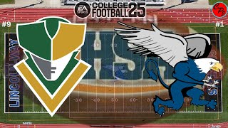 9 Stevenson vs 1 LincolnWay East IHSA 8A HS Playoffs Quarterfinals College Football 25 SIM [upl. by Roana]