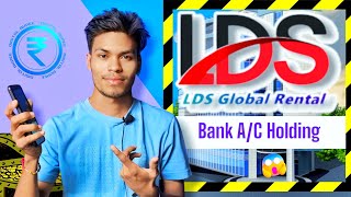 LDS Globel Rental Company  LDS Bank AC Holding Kar Raha hai  New Launch Rasi Web 🔥Earn Money 💰 [upl. by Caralie]