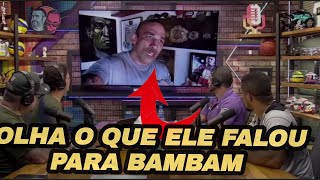 LUTADOR DO UFC MANDA A REAL PARA BAMBAM AO VIVO popo bambam werdum [upl. by Stoops]