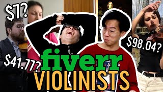 TwoSetViolin Archive  Professional Violinists Review 5 vs 100 Fiverr Violinists [upl. by Hanala]