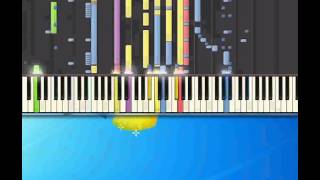 Bruttissima bellissima Bongusto Fred Piano tutorial by Synthesia [upl. by Htelimay]