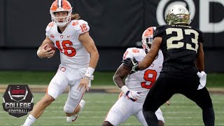 Trevor Lawrence Clemson drop 63 on Wake Forest  CFB Highlights [upl. by Anerys]