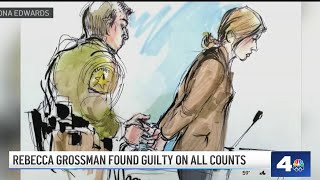 Rebecca Grossman found guilty on all counts in hitandrun [upl. by Beverley]