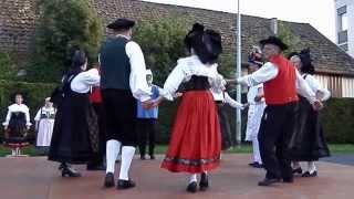 Soirée folklorique avec le groupe SGlickhampfele à Gerstheim [upl. by Eiramanig]