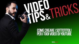 Come creare i sottotitoli su Youtube [upl. by Ileak]