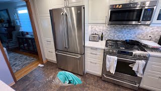 How to fix ge fridge leaking water on the floor [upl. by Meirrak]