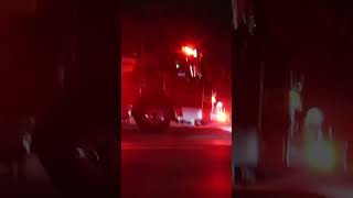 Westmont engine 183 and battalion 183 returning [upl. by Alyos583]