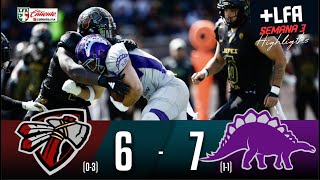 HIGHLIGHTS Jefes vs Dinos juego de Semana 3  LFA 2024 [upl. by Annid]