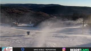 Snowshoe Mountain Making Snow November 19 2023 [upl. by Aiak]