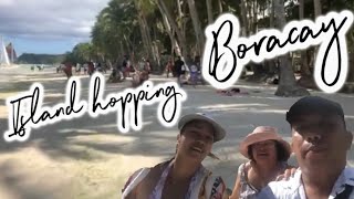 Island Hopping boracayyy part4  Boning Flor amp Family [upl. by Enelrihs]