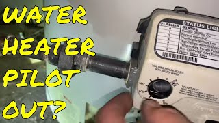 No Hot Water Step by Step Guide to Relight Pilot AND Extend Tank Life by Replacing Anode Rod [upl. by Ydnahs]