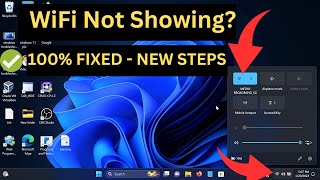 How to Fix a Missing WiFi Option in Windows 11 [upl. by Leugar]