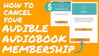 How to cancel your audible audiobook membership [upl. by Alphonse]