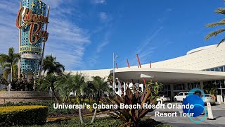 Universals Cabana Bay Beach Resort Orlando Resort Tour [upl. by Itram]