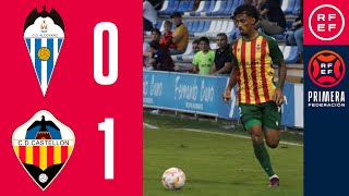 RESUMEN PrimeraFederación  CD Alcoyano 01 CD Castellón  Grupo 2  Jornada 8 [upl. by Hedaza]