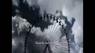 Yves Montand  Sous Le Ciel De Paris with lyrics [upl. by Delija]