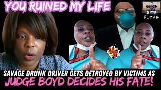 Judge Boyd Rules On Shocking Driving Incident As Victims Confront Savage Defendant  RETRO [upl. by Pearson37]