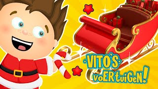 Pretlettertjes  Vitos Voertuigen Help Vito de Kerst auto bouwen Auto Kinderfilmpjes [upl. by Voltmer]