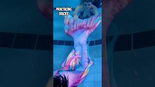 Mermaid Tricks mermaidlife canada swim mermaid underwater mermaidswim pool tricks [upl. by Roer]