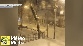 EN IMAGES  Tempête au Québec 18 février 2022 [upl. by Parthinia409]