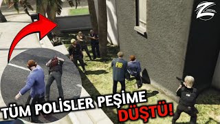 POLİS YARALADIM TÜM POLİSLER PEŞİME DÜŞTÜ  Gta 5 Fivem Troll [upl. by Anawt]