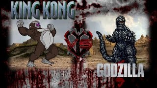 King Kong VS Godzilla Sprite Battle [upl. by Artinad513]