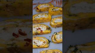 OMELLET ROLLeasy new egg recipe eggrecipes viralshorts [upl. by Thayne]