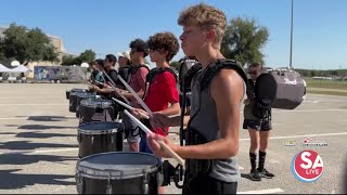 KSAT Pigskin Classic Preview OConnor High School Marching Band [upl. by Dranel]