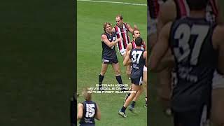 GTRAIN Takes Down FEVOLA saintsfooty footy afl throwback [upl. by Iives]