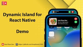 How to build Dynamic Island for React Native  Demo [upl. by Irby]